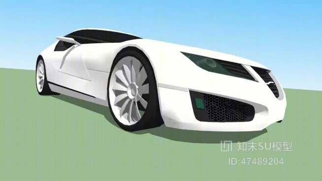 跑车SU模型下载【ID:518055196】