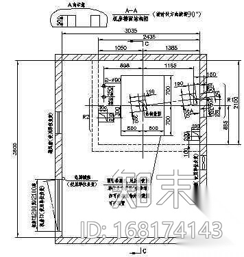 货梯观光梯安装节点及说明cad施工图下载【ID:168174143】