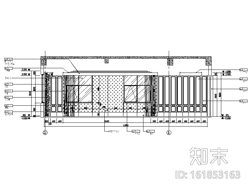 [天津]某高端大酒店设计CAD施工图cad施工图下载【ID:161853163】