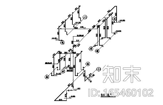 [节点大样图]公共卫生间给排水cad施工图下载【ID:165460102】