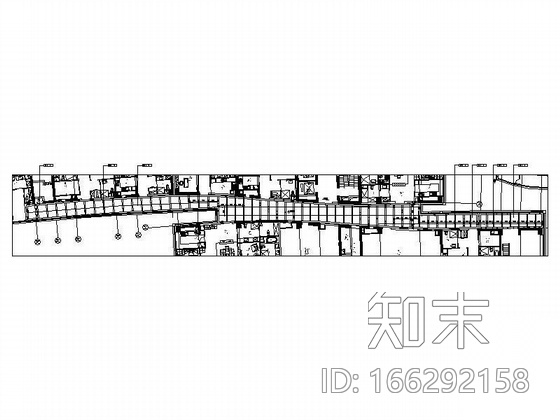 [北京]精装楼标准层走廊及电梯厅施工图cad施工图下载【ID:166292158】