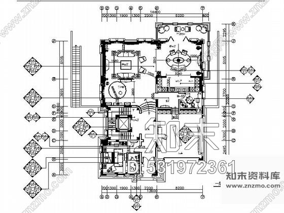 施工图成都新古典宫廷式奢华贵族别墅样板间施工图含高清实景图、软装搭配、石材照片施工图下载【ID:531972361】