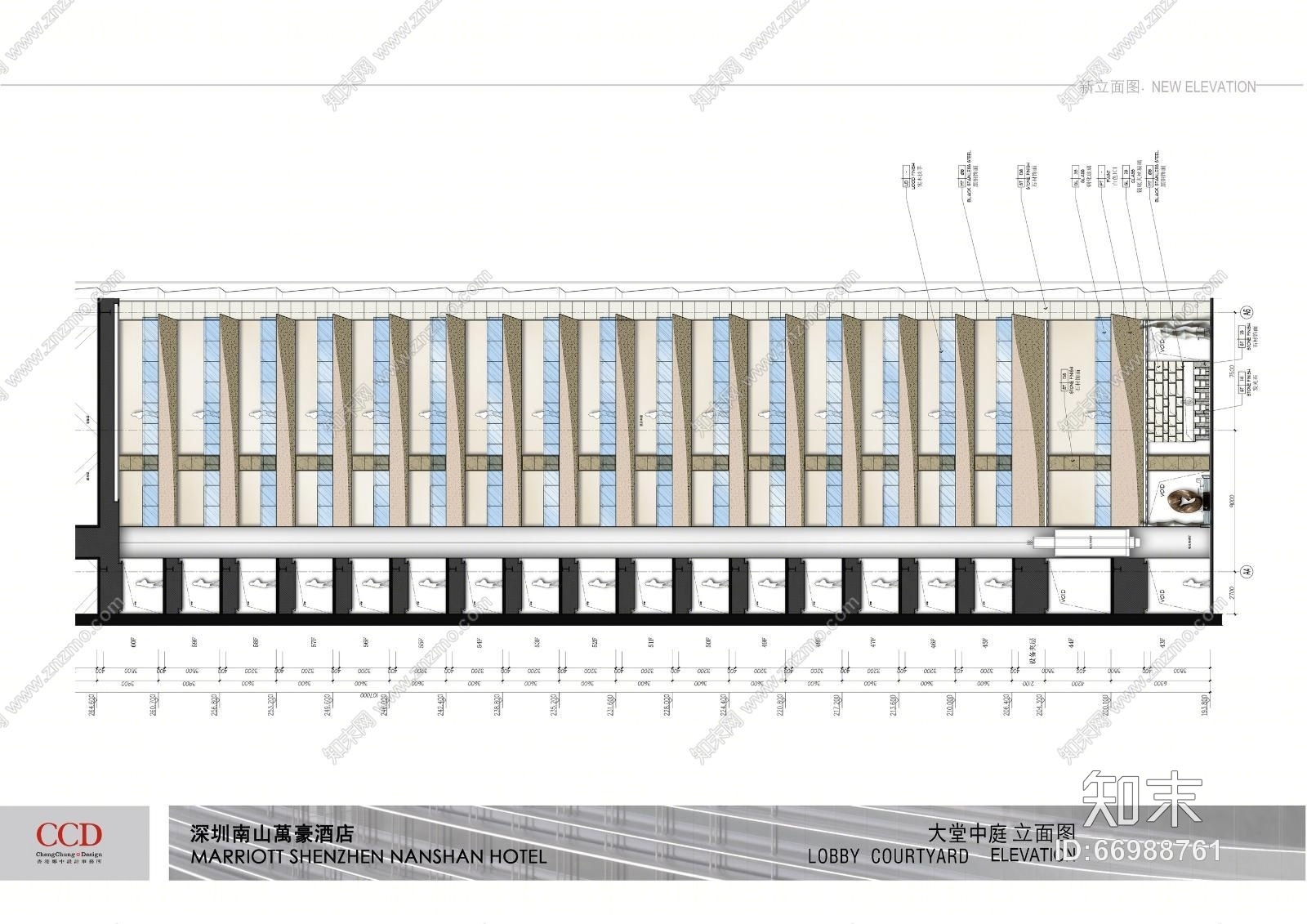 CCD--南山万豪酒店概念及效果图cad施工图下载【ID:66988761】