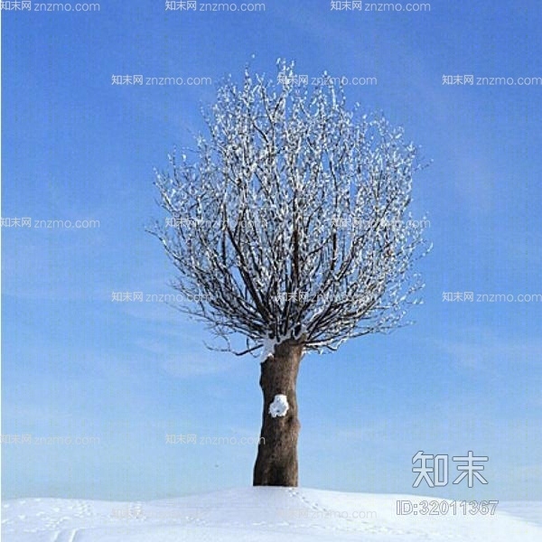 黑色树3D模型下载【ID:32011367】