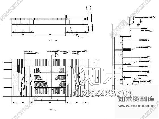 图块/节点咖啡吧书架详图cad施工图下载【ID:832265704】
