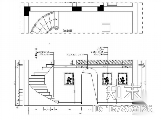 [南通]大型高端居住社区欧式别墅室内设计装修图（含效果...施工图下载【ID:167866126】