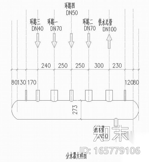 采暖热力入口详图施工图下载【ID:165779106】