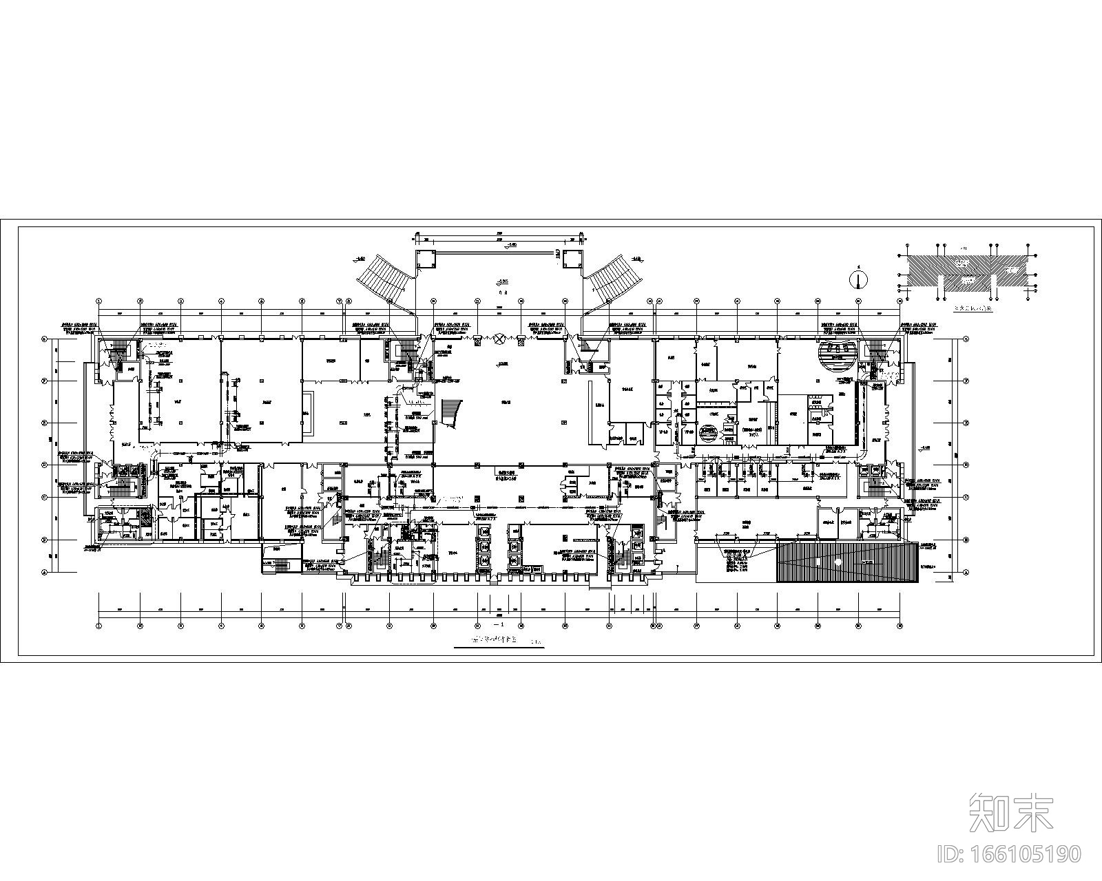 某酒店新排风、排烟设计图cad施工图下载【ID:166105190】