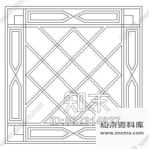 图块/节点地面拼花3施工图下载【ID:832314827】