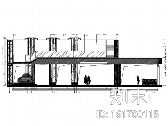 [福州]华丽大气有质感酒店大堂室内施工图（含效果图）cad施工图下载【ID:161700115】
