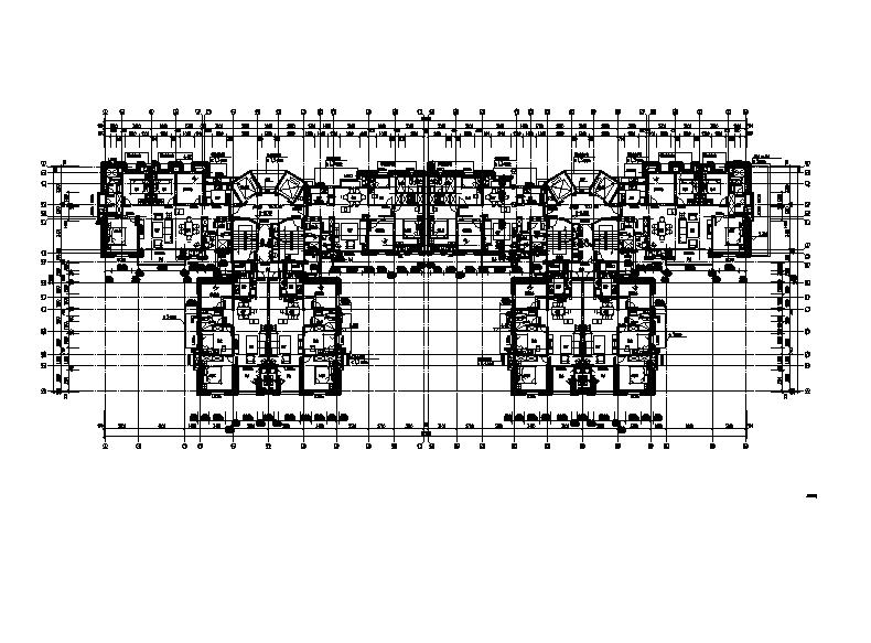 [长沙]知名地产塔式住宅楼建筑平立剖面图（含节能计算书...cad施工图下载【ID:165622137】