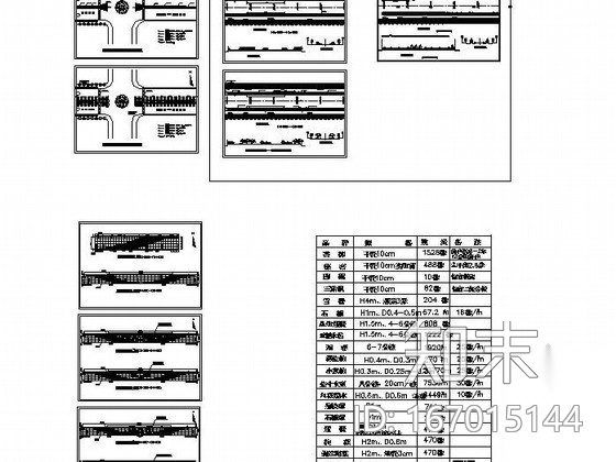 淮南市某道路绿化设计施工图施工图下载【ID:167015144】