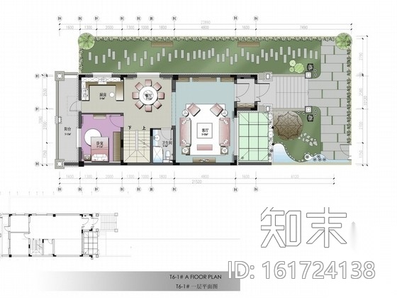 [哈尔滨]法式风格三层联排别墅室内装修图（含实景）施工图下载【ID:161724138】