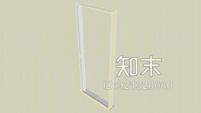 门闩铰链铰链门框6’8’xSU模型下载【ID:921320080】