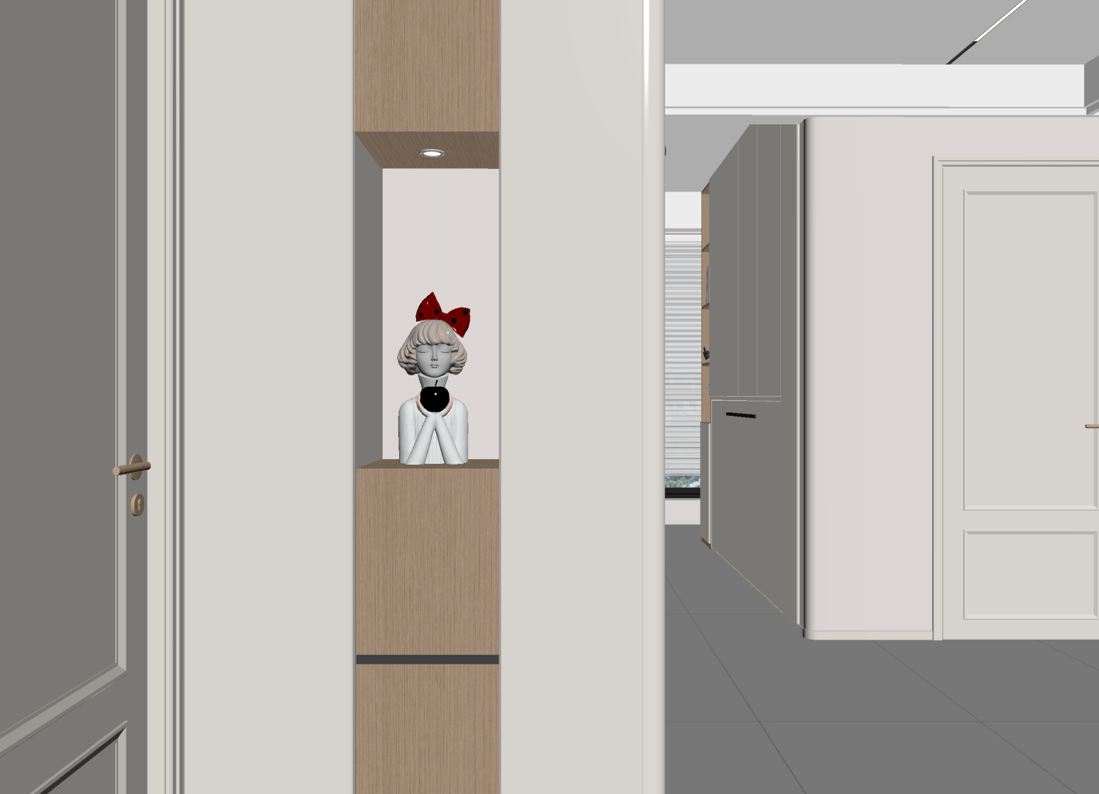 现代玄关3D模型下载【ID:1214633403】