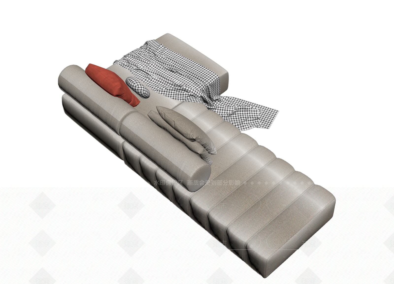 现代风格沙发组合3D模型下载【ID:1205547837】