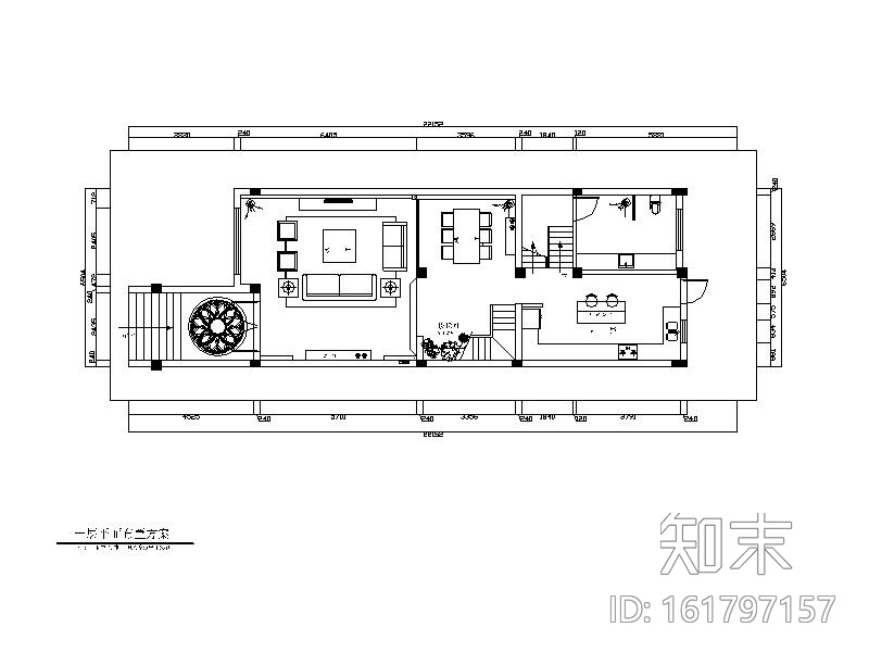 [江苏]现代极简风格别墅住宅CAD施工图（含效果图）cad施工图下载【ID:161797157】