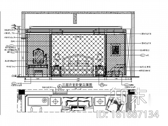 [安徽]某三层别墅豪宅样板房全套施工图（含材料清单）cad施工图下载【ID:161687134】