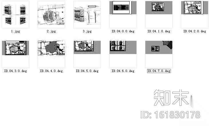 某工业园综合楼办公楼装修图cad施工图下载【ID:161830178】