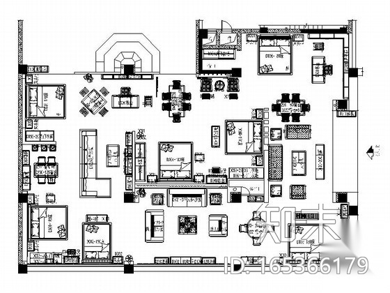 现代家具店室内硬装施工图施工图下载【ID:165366179】