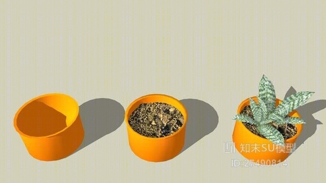 盆栽SU模型下载【ID:118058822】