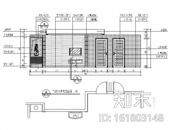 [东莞]休闲会所室内装修图cad施工图下载【ID:161803148】