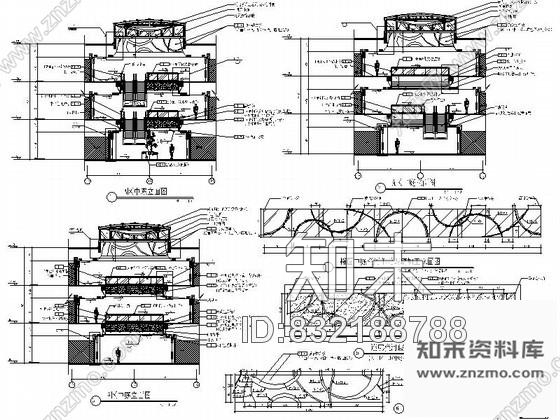 图块/节点商场中庭连廊施工详图cad施工图下载【ID:832188788】