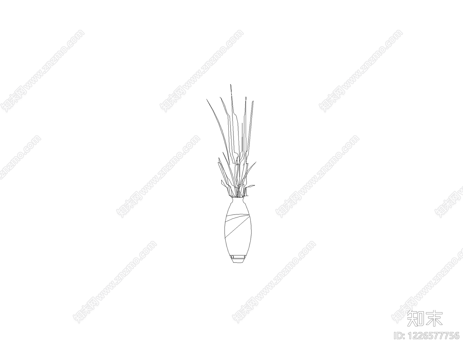 摆件cad施工图下载【ID:1226577756】