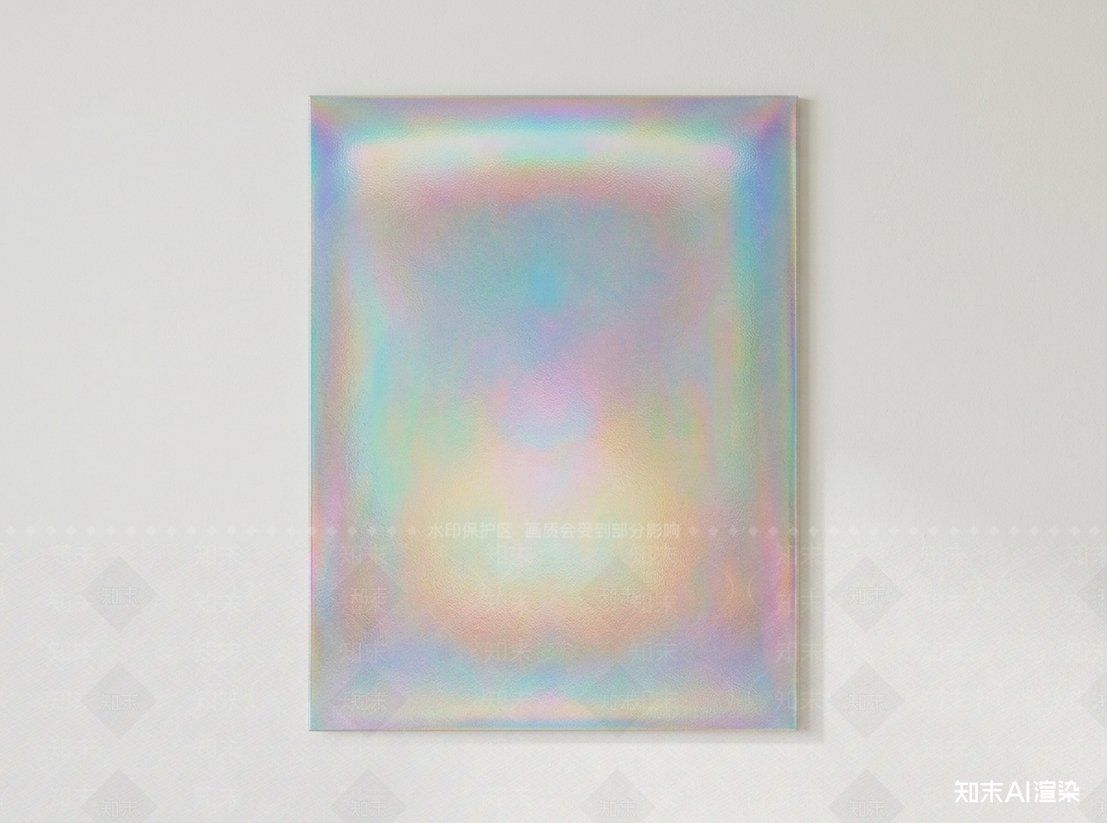 渐变设计挂画抽象画SU模型下载【ID:1227338758】
