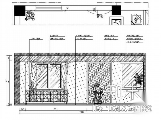 精品现代风格三居室样板间室内装修施工图cad施工图下载【ID:161824189】