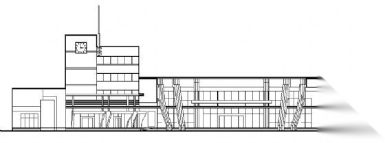 某车库建筑设计图cad施工图下载【ID:151684107】