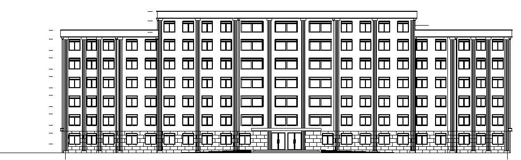 [河南]七层办公楼建筑施工图（含结构专业）cad施工图下载【ID:149958103】