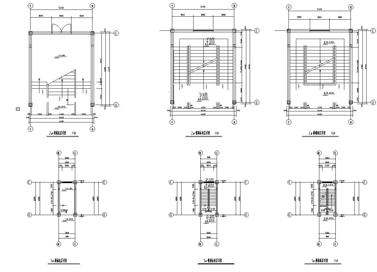 [河南]七层办公楼建筑施工图（含结构专业）cad施工图下载【ID:149958103】