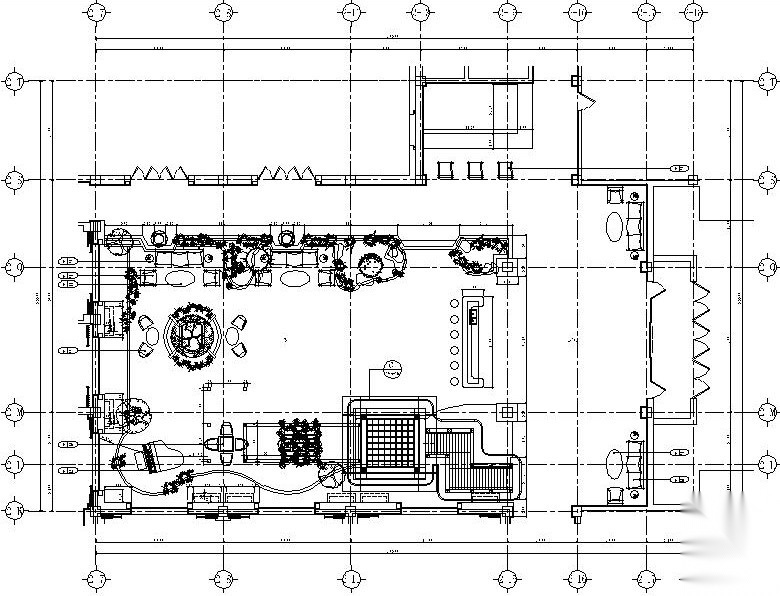 某星级宾馆四季厅全套施工图（附实景照片+效果图）施工图下载【ID:160411195】