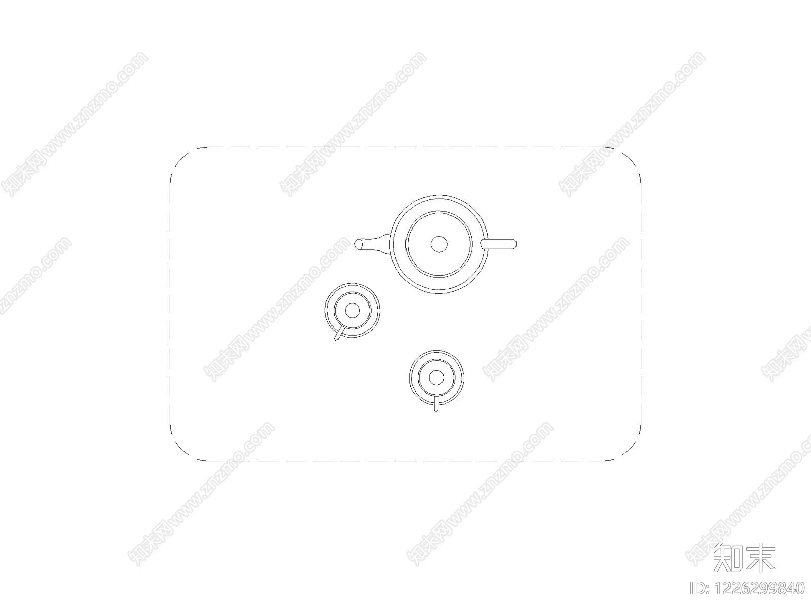 厨房设施cad施工图下载【ID:1226299840】