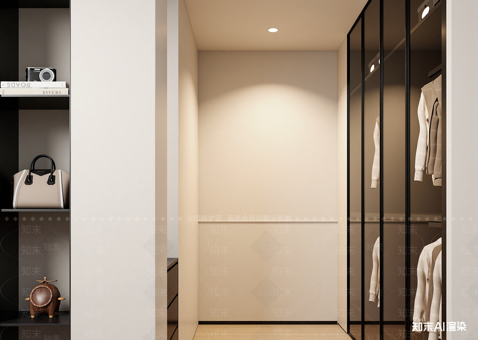 现代衣帽间3D模型下载【ID:1214818363】