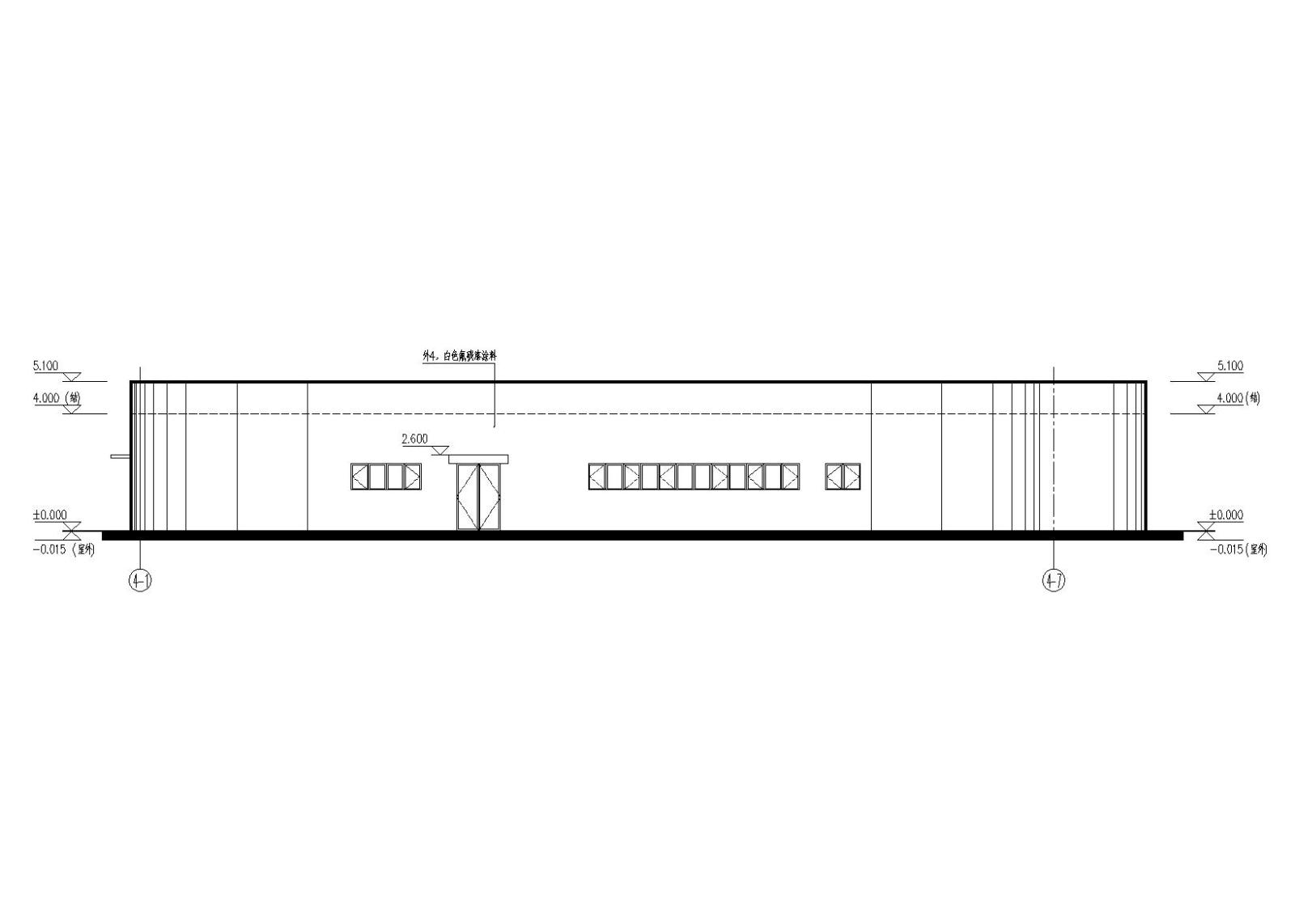 特大型企业医院辅助用房设计建筑施工图cad施工图下载【ID:151579166】