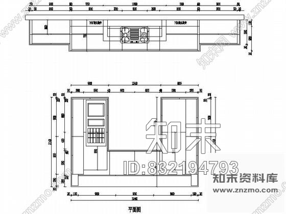 图块/节点欧式橱柜装修详图施工图下载【ID:832194793】