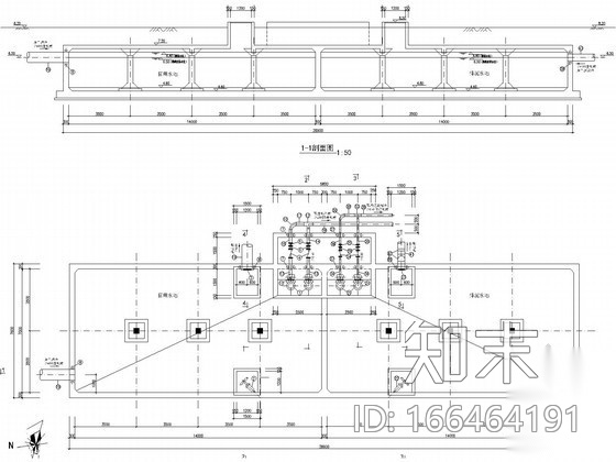 [浙江]给水厂工艺施工图cad施工图下载【ID:166464191】