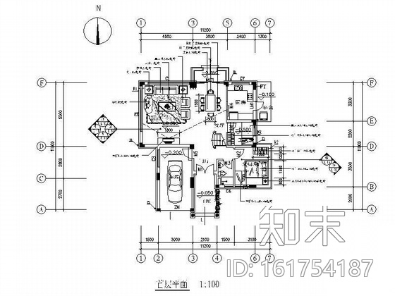 三层欧式风独栋别墅装修图施工图下载【ID:161754187】