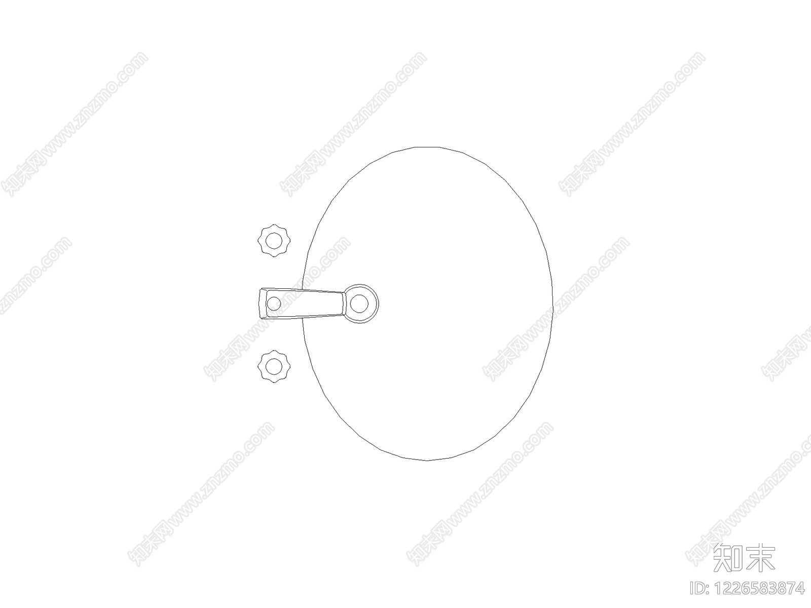 五金管件cad施工图下载【ID:1226583874】