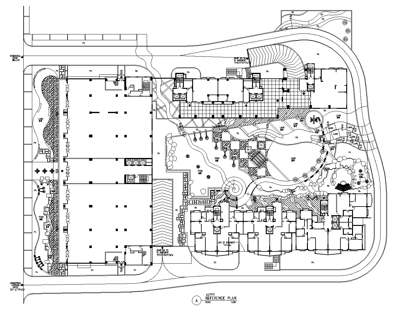 [江苏]南京金陵御景园全套居住区景观CAD施工图cad施工图下载【ID:161069136】