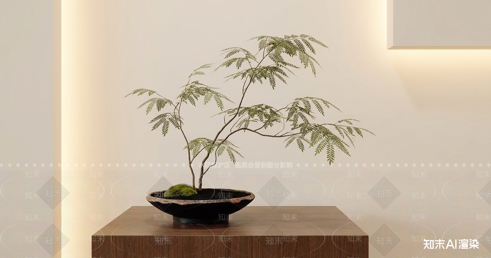 盆栽绿植盆栽3D模型下载【ID:1227501667】