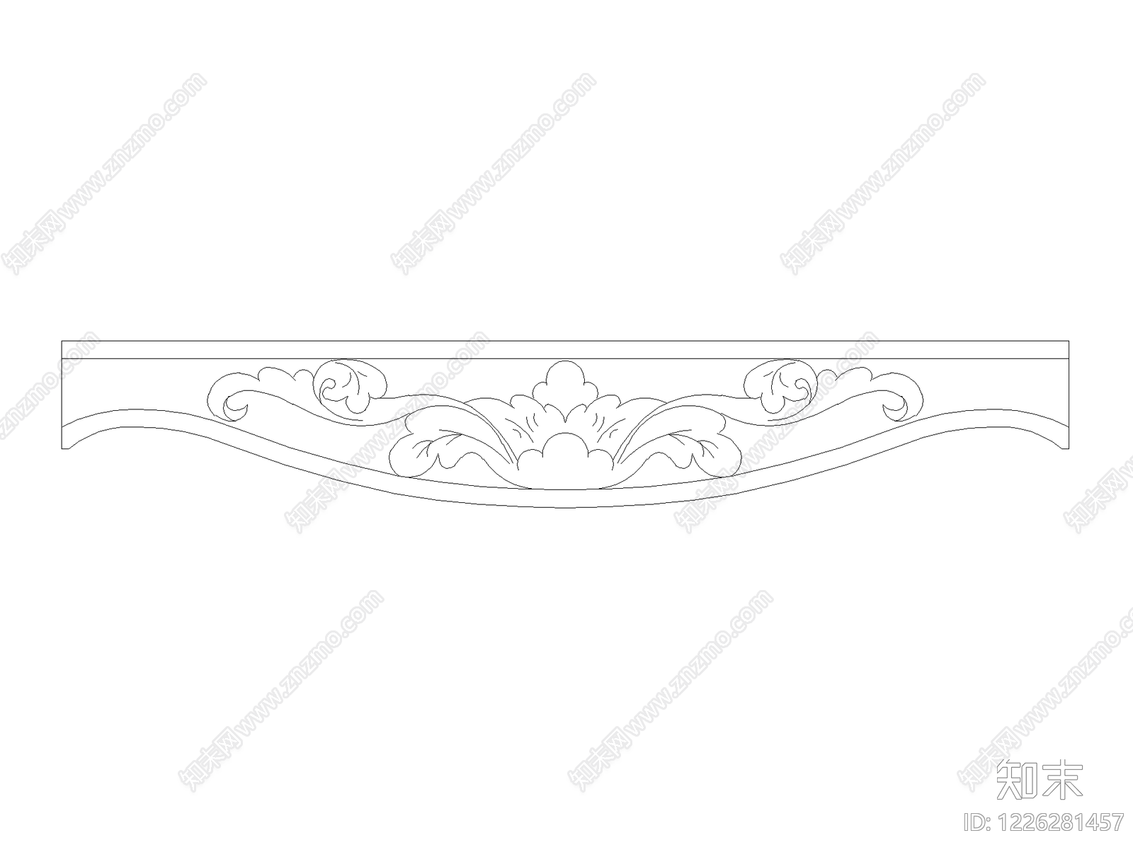 电视柜cad施工图下载【ID:1226281457】
