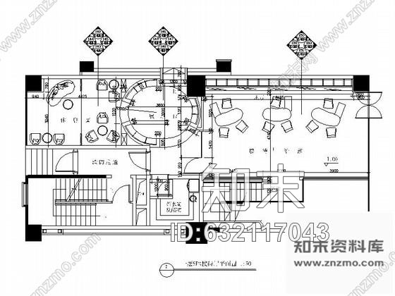 施工图时尚酒店SPA接待室装修图cad施工图下载【ID:632117043】