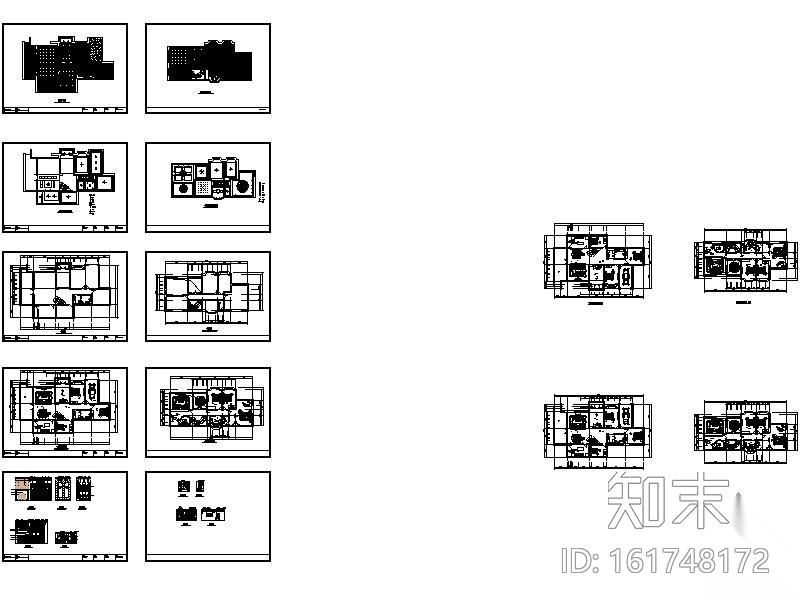 欧式古典二层别墅设计图（含效果）cad施工图下载【ID:161748172】