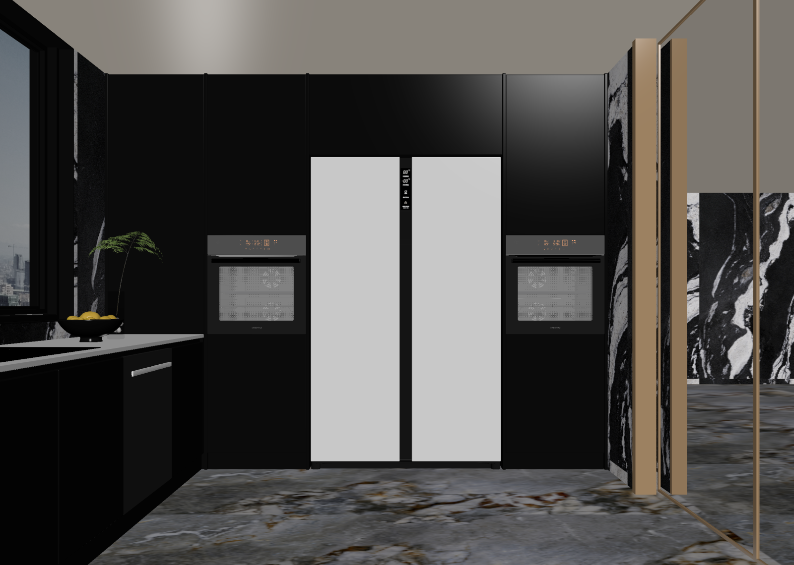 现代后厨3D模型下载【ID:1214442371】