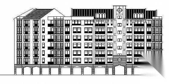 深圳某花园小区建筑方案图cad施工图下载【ID:149845175】