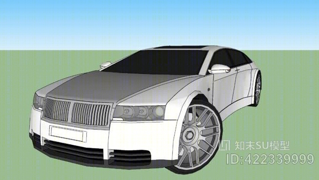 豪华轿车SU模型下载【ID:422339999】