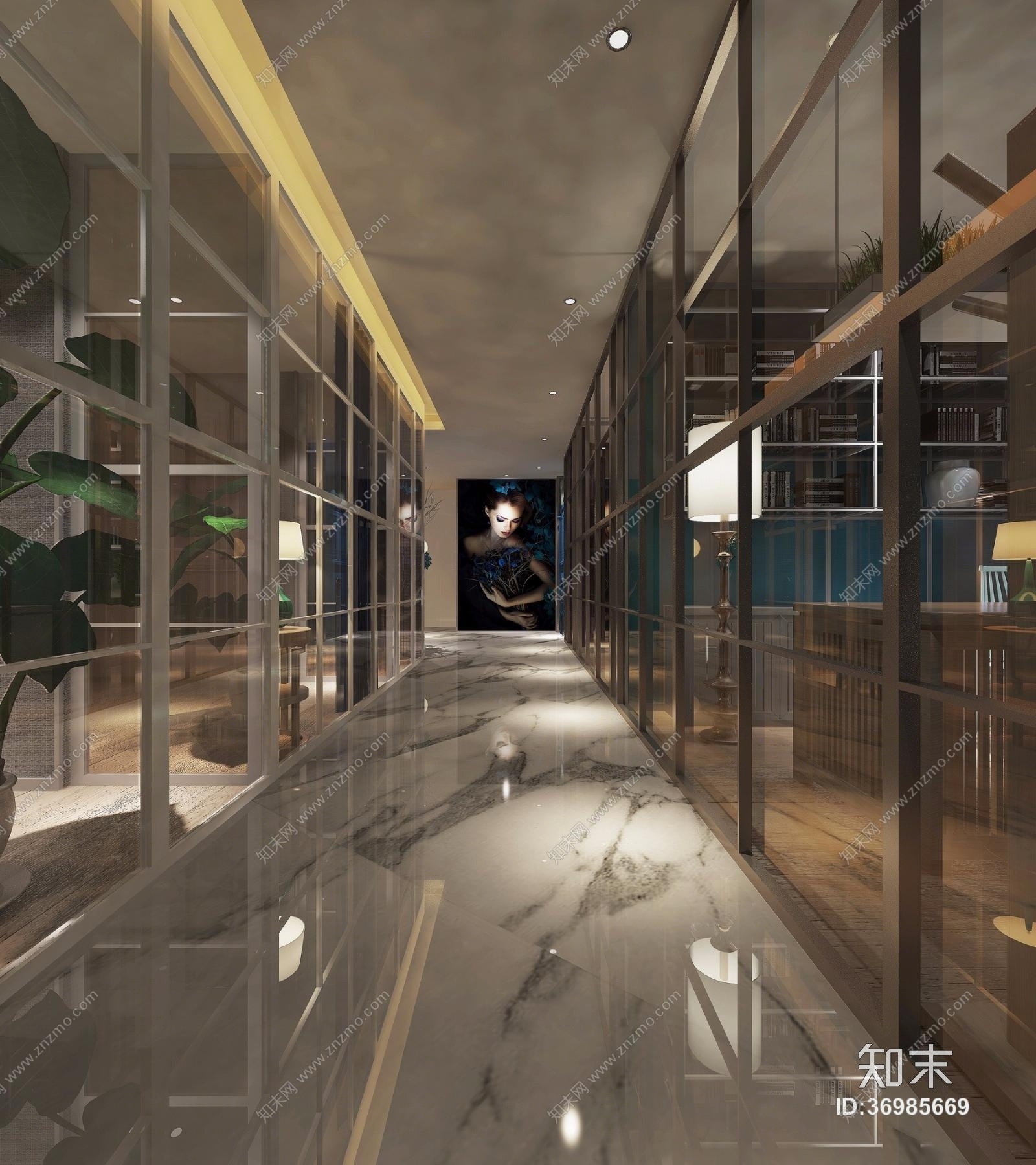 叙品设计（蒋国兴）--医瑞整形效果图cad施工图下载【ID:36985669】